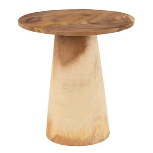 Mesa de centro hecha de marco de madera maciza Suar con color natural y material de alta calidad para uso en interiores y exteriores - Product Image 1