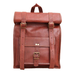 Luxury Waterproof Genuine Leather Softback <b>Laptop</b> Backpack Portable Fashion <b>Travel</b> <b>Bag</b> Zipper College Students Office Workers - Product Image 5