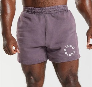 Custom ribbed side vintage washed workout jogger Short Custom sweat shorts for men CustomMade men Shorts - Product Image 5