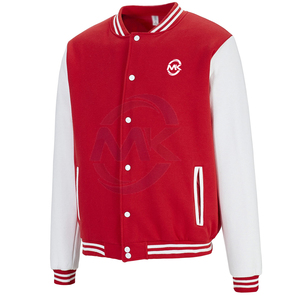 2025 Winter Stand Collar Men's Long Sleeve Letterman Jacket OEM Service Wholesale Custom Latest Designs Plain Blank <b>Windproof</b> - Product Image 2