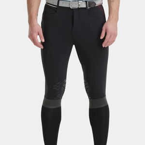Pantalones de montar para hombre, pantalones ecuestres cómodos ajustados, pantalones de montar elegantes para hombre, diseño elástico transpirable, diseño OEM - Product Image 1