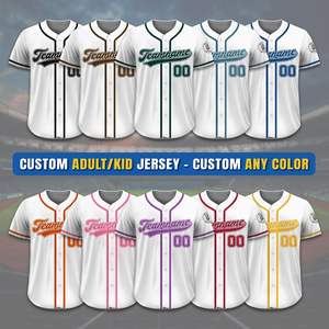 Camisetas de béisbol personalizadas para hombre al por mayor, ropa de béisbol y softbol de edición limitada cosida de alta calidad 2025 - Product Image 2