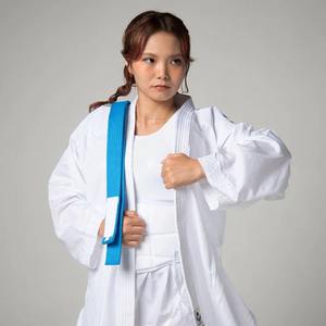 Dernière conception de haute qualité Couleur unie Karaté Judo Taekwondo Ceintures Knockout 9 rangées de coutures Arts martiaux traditionnels, y compris - Product Image 6