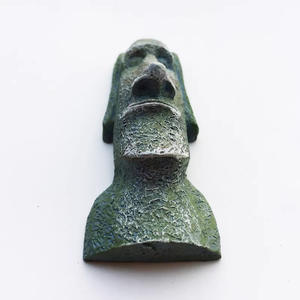 Imanes de nevera con temática de estilo Chile personalizados, Moai estatua de piedra, regalo de viaje, decoración magnética, recuerdos, imanes de nevera de resina - Product Image 5