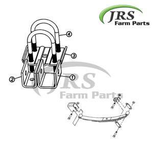 Kit de suspension simple de remorque de haute qualité (petit) Fabricant et fournisseur de l'Inde JRS Farmpart - Product Image 2