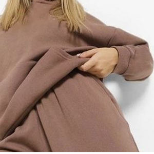 Gran oferta, chándal con capucha personalizado para hombre, ropa de moda informal para adultos en tamaño de invierno de patrón sólido - Product Image 4