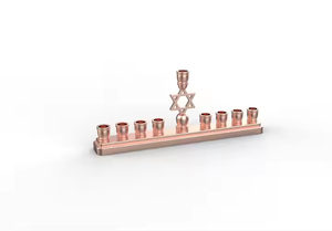 Vente en gros de candélabres en alliage métallique pour décoration intérieure Hanukkah Bougeoir menorah en métal par décor impex - Product Image 4