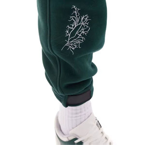 Chándal personalizado de alta calidad con estampado de algodón abullonado para hombre, ropa deportiva de Fitness Unisex con logotipo gris de gran tamaño, estilo liso - Product Image 6