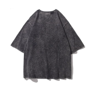 T-shirt délavé à l'acide de haute qualité pour hommes, lavage surdimensionné, design vierge de style vintage, prix de gros pour l'exportation vers le fournisseur BD - Product Image 3