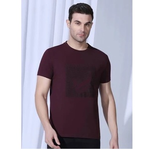 Prix de gros personnalisé votre logo de marque 100% coton blanc hommes t-shirt uni décontracté hommes t-shirts - Product Image 4