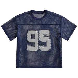 Nouveau design, maillots de football américain personnalisés imprimés pour équipes, respirants, service OEM, séchage rapide, grande taille, maille UPF 50, été - Product Image 1