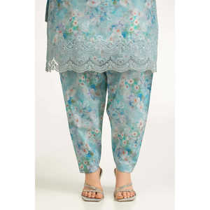 Traje de Verano de 3 Piezas con Estampado Cambric y Detalles Bordados IPSTD-77177 - Product Image 2