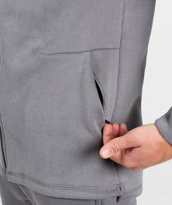 Survêtement à fermeture éclair 2 pièces de haute qualité tenues de jogging survêtements d'hiver taille XXL avec impression et broderie de logo personnalisé pour hommes - Product Image 6