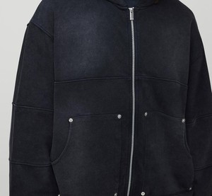 ชุดวอร์มผ้าฝ้ายหนาและเสื้อฮู้ดสำหรับผู้ชายชุดวอร์มและกางเกงมีกระเป๋าด้านหน้าดีไซน์แบบกำหนดเอง - Product Image 5