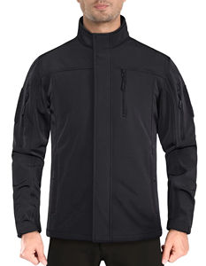 Chaqueta Softshell a prueba de viento con estampado de logotipo personalizado para hombre, chaqueta de invierno con cremallera, novedad, diseño profesional de alta calidad para hombre - Product Image 2
