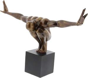 Statue et Sculpture Home Art Decor Salon Bureau Chambre Aluminium Or Personnalisé Ensemble - Product Image 6