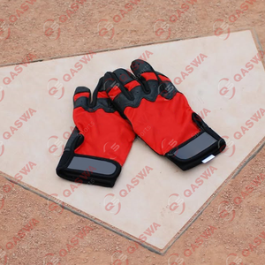 Dernière tendance Rouge & Noir Combo Gants de frappeur de baseball à manchette courte Gants de frappeur en cuir de qualité supérieure personnalisés - Product Image 2
