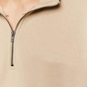 Mens <b>Quarter</b> <b>Zip</b> <b>Sweater</b> Blue Pullover Knitwear Winter Warm Casual Fashion Long Sleeve Top OEM ODM Wholesale - Product Image 4