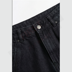Pantalones Vaqueros Cargo Negros para Hombre, Estilo Y2K, con Múltiples Bolsillos, de Marca, Estilo Urbano, al por Mayor, Personalizados, a Granel - Product Image 4