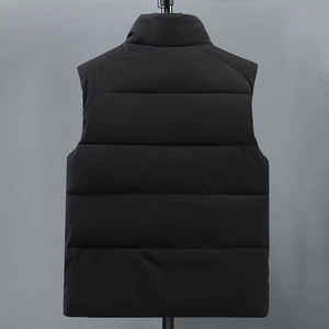 Gilet Slim Fit pour hommes avec grande poche printemps/automne sans manches gilet chaud conception de personnalité à la mode grande taille pour l'hiver - Product Image 5