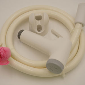 Wall <b>Mounted</b> Modern Shattaf Set | Single Hole Installation | ABS Handheld Bidet Sprayer | Vertical <b>Spray</b> | Eco-Friendly | 1 Year - Product Image 1