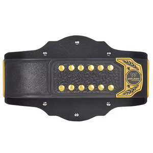 2025 Diseño personalizado WWE Campeonato Cinturones DE LUCHA Sialkot Pakistán 4mm Placas de zinc Correa de cuero World Heavyweight Belt - Product Image 2