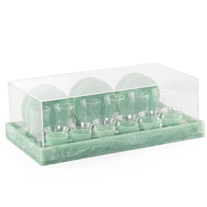 Juego de Tazas de Café y Istikana de Resina Epoxi, Colección Premium de 12 Piezas con Cúpula Acrílica y Caja de Regalo para Regalos de Eid y Ramadán - Product Image 4