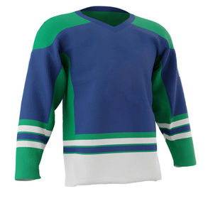 Maillot de hockey sur glace de premier fabricant disponible en différentes couleurs et tailles, logo brodé personnalisé, maillot de hockey sur glace, service OEM - Product Image 1