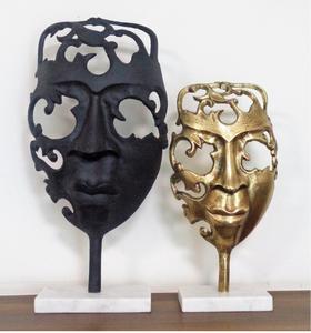 Sculpture décorative de maison en fonte d'aluminium de haute qualité Finition au nickel personnalisée unique Utilisation de la chambre de luxe Vente en gros Nouveau design - Product Image 5