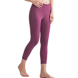 Leggings de yoga extensibles pour femmes, taille haute, de fitness, décontractés, pantalons capri avec service OEM, nouvelle collection - Product Image 1