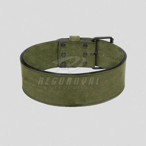 Cinturón de una sola punta Construcción de cuero Cinturón de una sola punta Diseño ajustable hecho para entrenamiento de gimnasia - Product Image 2