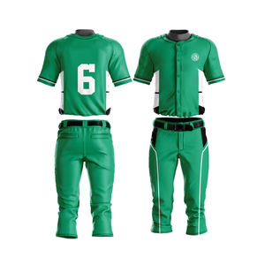 Camiseta de Béisbol QST 100% Poliéster Estampada a Rayas, Uniforme de Béisbol con Color Personalizado, Camiseta de Béisbol Personalizada, Ropa Deportiva OEM - Product Image 1