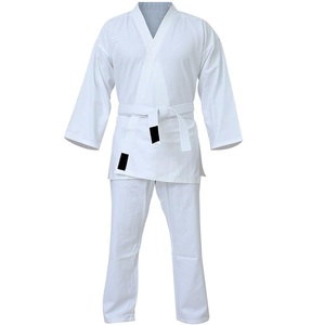ชุดกิโมโน Jitsu ชุดฝึกศิลปะการต่อสู้เทควันโดแขนยาวผ้าคอตตอนแขนยาวสีขาวชุดฝึกศิลปะการต่อสู้ - Product Image 1