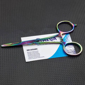 Pince de pêche en acier inoxydable revêtue de titane arc-en-ciel haute Performance enlèvement facile des crochets avec pince de verrouillage et contrôle de la ligne - Product Image 5