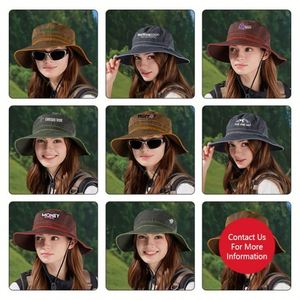 Custom Logo Outdoor Activities Summer Season <b>Sunscreen</b> Fishing and Hiking Female for Woman Bucket Hat - Product Image 4