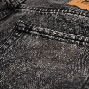 Nouveautés Hommes Casual Acid Wash Shorts Cordon de serrage Taille élastique Summer Wear Acid Wash Shorts - Product Image 4