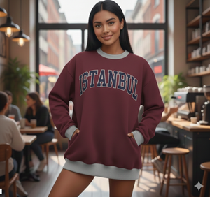Sudadera con Capucha de Color Sólido para Mujer, Venta al por Mayor de Fábrica, Personalizable, Sudadera de Moda de Talla Grande con Cuello Alto para Mujer - Product Image 3