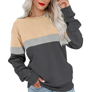 Sudaderas de lana extragrandes de diseño personalizado para mujer, nuevo estilo informal con logotipo frontal para invierno - Product Image 4