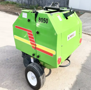 Mini paille herbe foin emballage Machine bas prix ensilage presse livraison rapide nouvelle condition pour ferme avec moteur boîte de vitesses moteur - Product Image 5