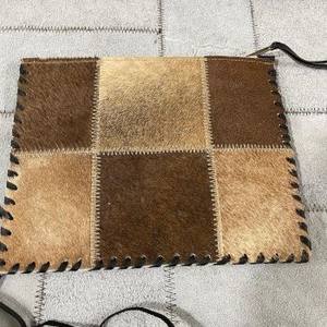 Sac à main en cuir de vache décontracté fait à la main pour filles avec imprimé animal élégant fermeture à glissière sac fourre-tout de luxe - Product Image 4