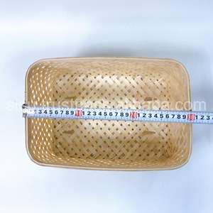 Juego de cestas de bambú para decoración y almacenamiento de mesa ecológicos para cocina y sala de estar - Product Image 4