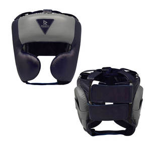 หมวกกันกระแทกสำหรับชกมวย คุณภาพสูง ทำจากหนัง PU ปรับได้ พร้อมแผ่นปิดหน้าใส ช่องระบายอากาศ 7 ช่อง รับสกรีนโลโก้ ผลิตจากโรงงานโดยตรง - Product Image 6