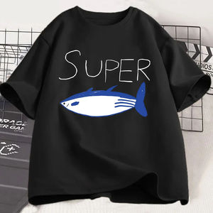 เสื้อยืดลายปลาทูน่าสุดเท่ สไตล์คาวาอี้ ย้อนยุค แฟชั่น สำหรับผู้ชาย/ผู้หญิง เสื้อผ้าฮาราจูกุ คุณภาพสูง เสื้อท็อป ของขวัญวันพิเศษ เสื้อยืด เสื้อท็อป - Product Image 6