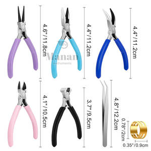 Juego de Alicates para Joyería DIY, Herramientas Profesionales para Abalorios, Trabajos con Alambre y Manualidades, Juego de Alicates para Manualidades de Joyería - Product Image 2