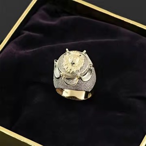 925 plata esterlina nuevo lujo personalizar Vvs moissanite anillos de diamantes Hip Hop joyería de moda chapado en oro estilo Baguette para hombres - Product Image 1