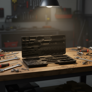 Bandeja de Plástico Grande Facom para Juego de Llaves de Vaso RS.161-2, Estuche de Herramientas Vacío - Product Image 3