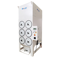 Collecteur de poussière à filtre à cartouche industriel 4KW, nettoyage automatique par jet pulsé pour machine à découpe laser à fibre, élimination des fumées de découpe laser