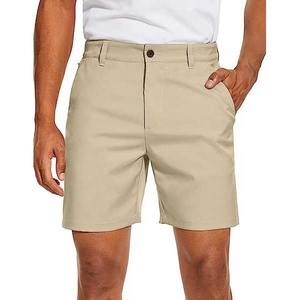 2025 nouveauté haute qualité hommes Golf été Shorts classique mince décontracté poches latérales pantalon grandes tailles pour les jeunes motif solide - Product Image 3