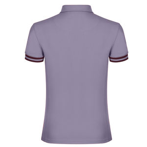 เสื้อโปโลผู้หญิงขี่ม้าหลากสีลาเวนเดอร์ปรับแต่งโลโก้ได้ระบายอากาศได้ผ้าฝ้ายโพลีเอสเตอร์แบบรัดรูป - Product Image 2