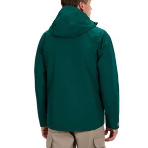 OEM ODM Ensemble deux pièces de survêtements de chemises à boutons en nylon pour hommes logo personnalisé style unique survêtements coupe-vent avec logo - Product Image 2